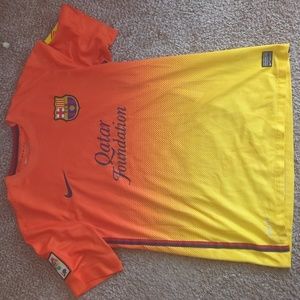 Authentic Barcelona Replica Jersey, adult medium